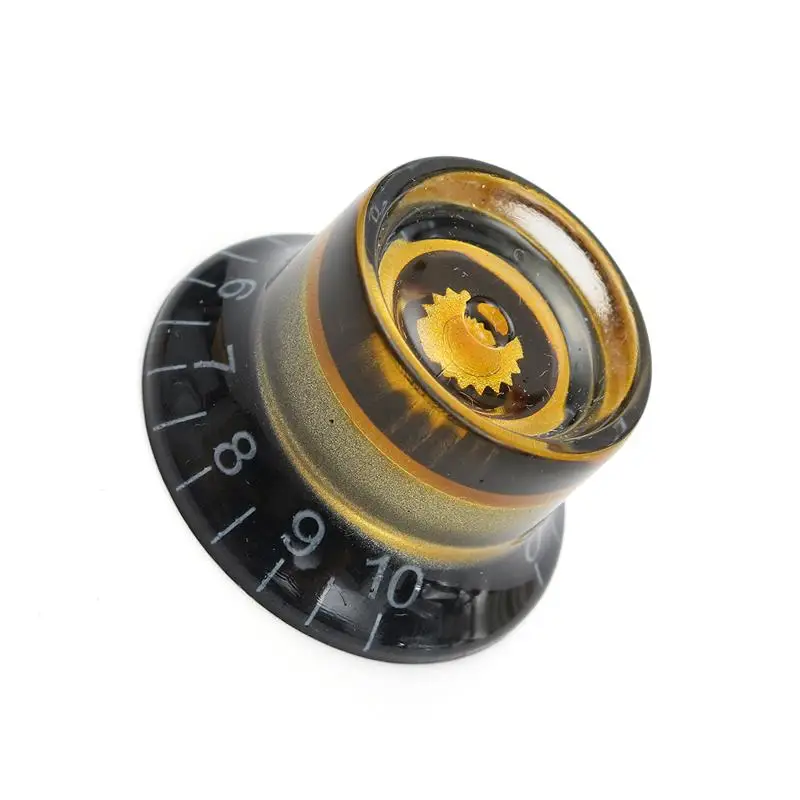 4pcs Black Gold Guitar Knobs Speed Control Volume Tone For Guitar Guitarra Replacement Electric Guitar Bass Accessories - SENRHY Speed Control Knobs Speed Control Knobs