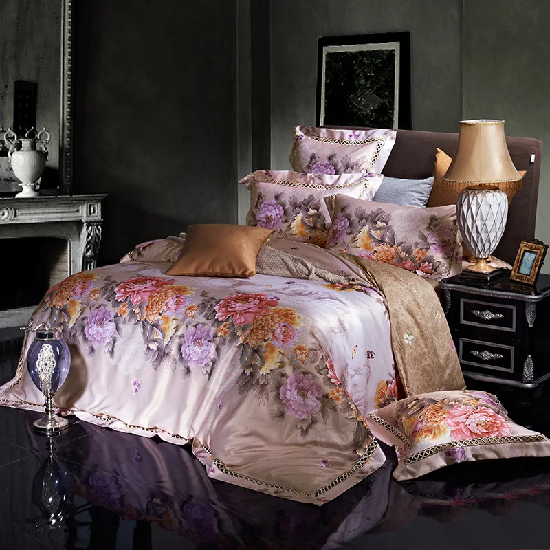 European palace style Digital print Bedding Set Quilt Cover Design Bed Set Bohemian a Mini Van Bedclothes 4pcs BE1230
European palace style Digital print Bedding Set Quilt Cover Design Bed Set Bohemian a Mini Van Bedclothes 4pcs BE1230