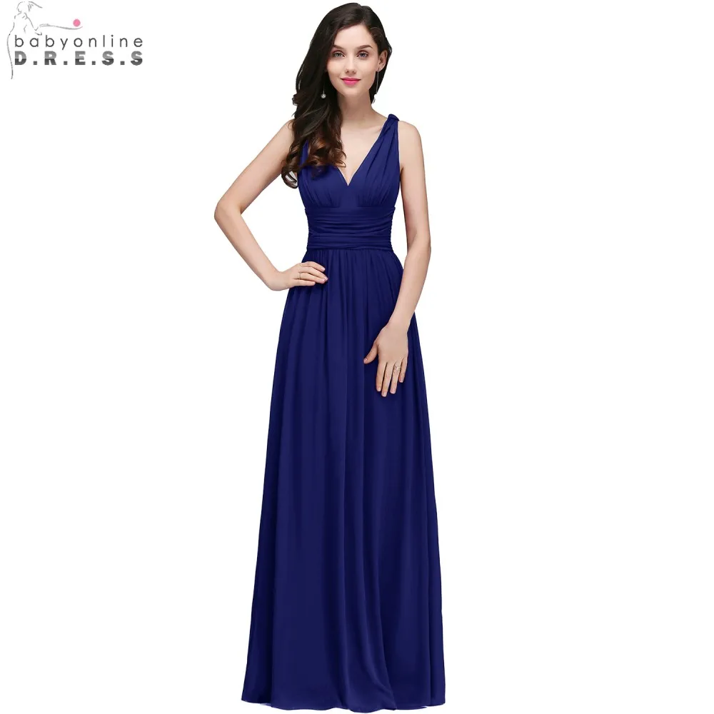 Royal Blue Long Chiffon Evening Dresses 2019 Sexy V Neck Simple Party Dresses Sleeveless Evening Gown vestido de festa
Royal Blue Long Chiffon Evening Dresses 2019 Sexy V Neck Simple Party Dresses Sleeveless Evening Gown vestido de festa