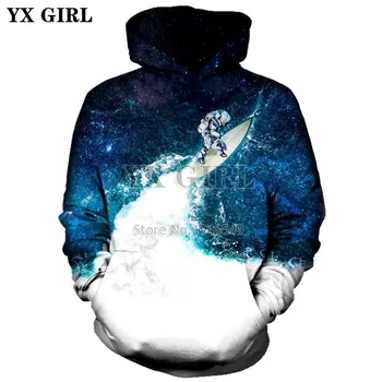 YX GIRL Drop shipping 2018 New style Fashion Hoodie Galaxy space astronaut Print 3d Men/Women Casual Hoody pullover
YX GIRL Drop shipping 2018 New style Fashion Hoodie Galaxy space astronaut Print 3d Men/Women Casual Hoody pullover