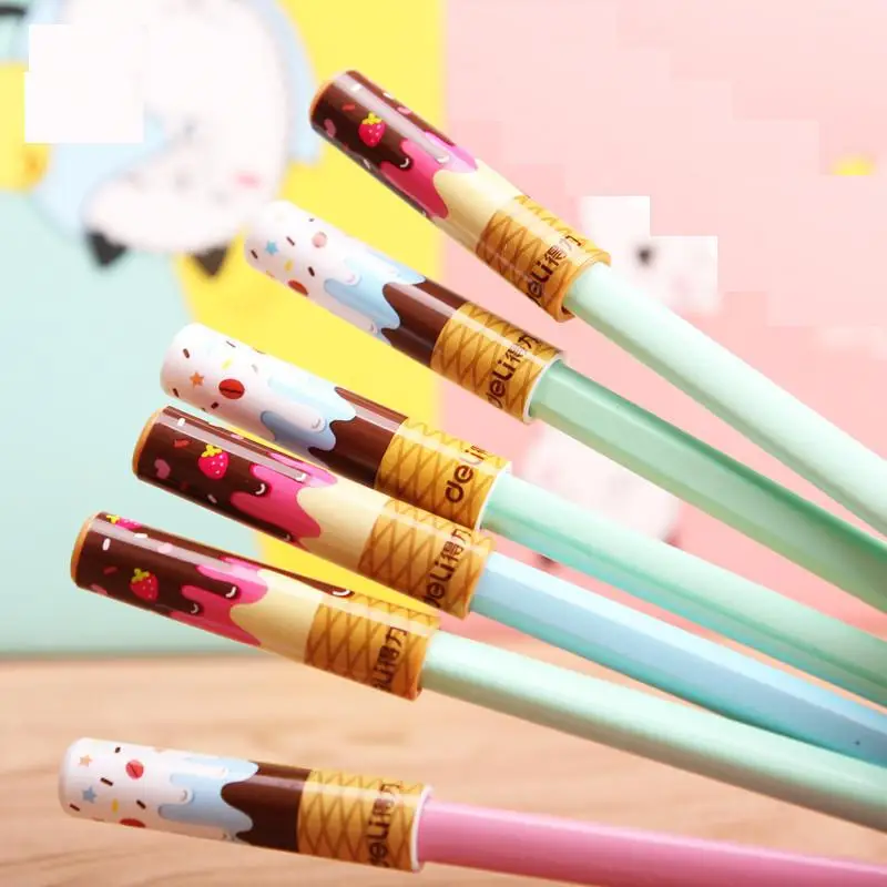 2Pack 12Pcs Cartoon Ice Cream Colorful Pencil Cap Topper For Kids Safety 10x45mm Pencil Accessory Deli 0509
2Pack 12Pcs Cartoon Ice Cream Colorful Pencil Cap Topper For Kids Safety 10x45mm Pencil Accessory Deli 0509