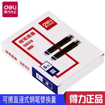 5 PCS/Lot High-quality Disposable Black Blue Fountain Pen Ink Cartridges Refills Universal Pen Refill Office Supplies
5 PCS/Lot High-quality Disposable Black Blue Fountain Pen Ink Cartridges Refills Universal Pen Refill Office Supplies