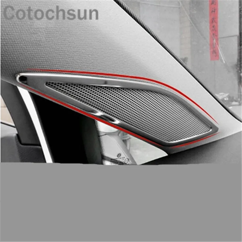 Cotochsun Car-styling Stainless steel A pillar speaker decoration frame sticker case for Volkswagen Golf 7 MK 7 auto accessories
Cotochsun Car-styling Stainless steel A pillar speaker decoration frame sticker case for Volkswagen Golf 7 MK 7 auto accessories