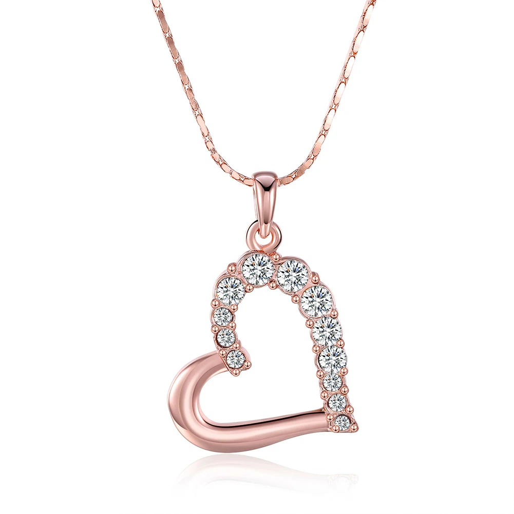 Latest Desig Hollow Heart With Austria Crystal Pendant Necklace For Women Yellow/Rose Gold Color Choker Jewelry Wholesale Price
Latest Desig Hollow Heart With Austria Crystal Pendant Necklace For Women Yellow/Rose Gold Color Choker Jewelry Wholesale Price