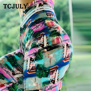 TCJULY New Arrival Digital Printed High Waist Leggings Breathable Quick Dry Workout Pants Stretchy Push Up Fitness Leggins Women
TCJULY New Arrival Digital Printed High Waist Leggings Breathable Quick Dry Workout Pants Stretchy Push Up Fitness Leggins Women