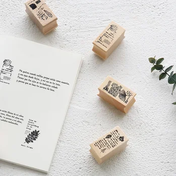 1 Pcs Cute vintage plant with letter stamp DIY wooden rubber stamps for scrapbooking planner scrapbooking standard stamp
1 Pcs Cute vintage plant with letter stamp DIY wooden rubber stamps for scrapbooking planner scrapbooking standard stamp