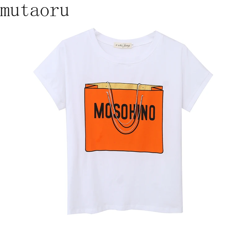 summer 2019 fashion handbags printing joker loose women Oneck short sleeve womanT-shirt woman clothes
summer 2019 fashion handbags printing joker loose women Oneck short sleeve womanT-shirt woman clothes