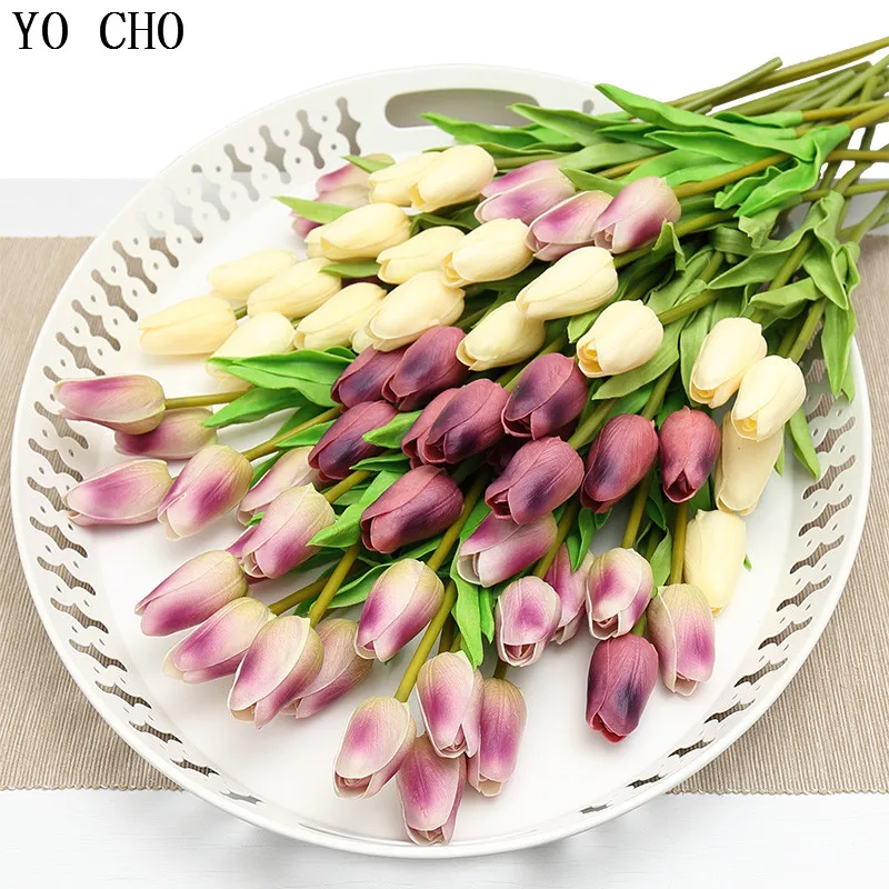 YO CHO 21 PCS/LOT Tulips Artificial Flowers PU Latex Flower Wedding Home Decor Bridal's Bouquets Holiday Gifts Red Party Decor
YO CHO 21 PCS/LOT Tulips Artificial Flowers PU Latex Flower Wedding Home Decor Bridal's Bouquets Holiday Gifts Red Party Decor