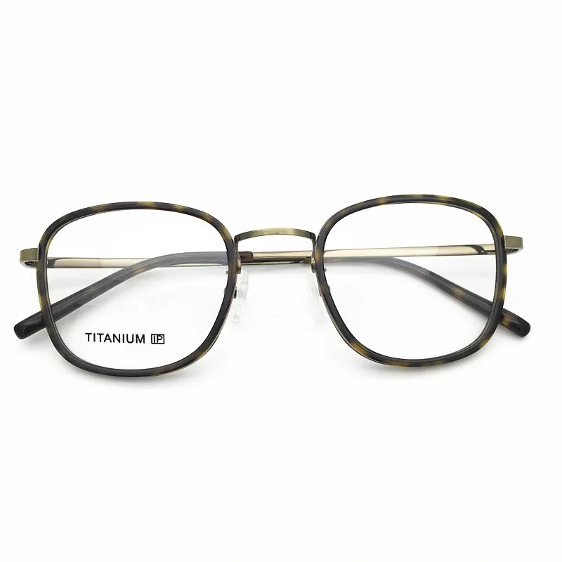 Titanium with acetate Fashion Men Eyeglasses Frame Ultra Light-weighted Flexible IP Electronic Plating Full Rim Glasses
Titanium with acetate Fashion Men Eyeglasses Frame Ultra Light-weighted Flexible IP Electronic Plating Full Rim Glasses