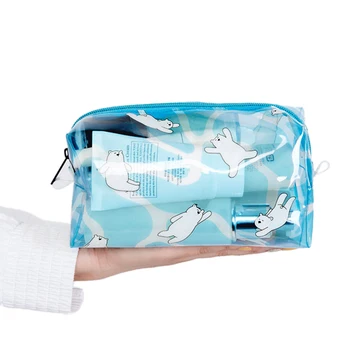 Travel Waterproof Cosmetic Makeup Storage Bags Toiletry Girl Cute Clear Transparent PVC Female Zipper
Travel Waterproof Cosmetic Makeup Storage Bags Toiletry Girl Cute Clear Transparent PVC Female Zipper