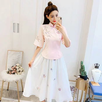 2020 short sleeve chinese traditional hanfu costume high school student stage dresses ancient tang dynasty cosplay
2020 short sleeve chinese traditional hanfu costume high school student stage dresses ancient tang dynasty cosplay