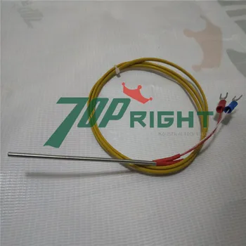 Probe dia.2mm temperature sensor J type thermocouple with 1m silicone cable wire
Probe dia.2mm temperature sensor J type thermocouple with 1m silicone cable wire