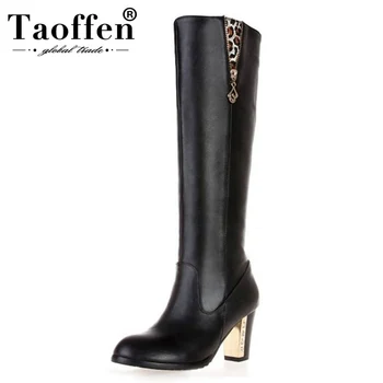 TAOFFEN Free shipping over knee natrual real genuine leather high heel boots women snow winter warm shoes R1536 EUR size 31-45
TAOFFEN Free shipping over knee natrual real genuine leather high heel boots women snow winter warm shoes R1536 EUR size 31-45