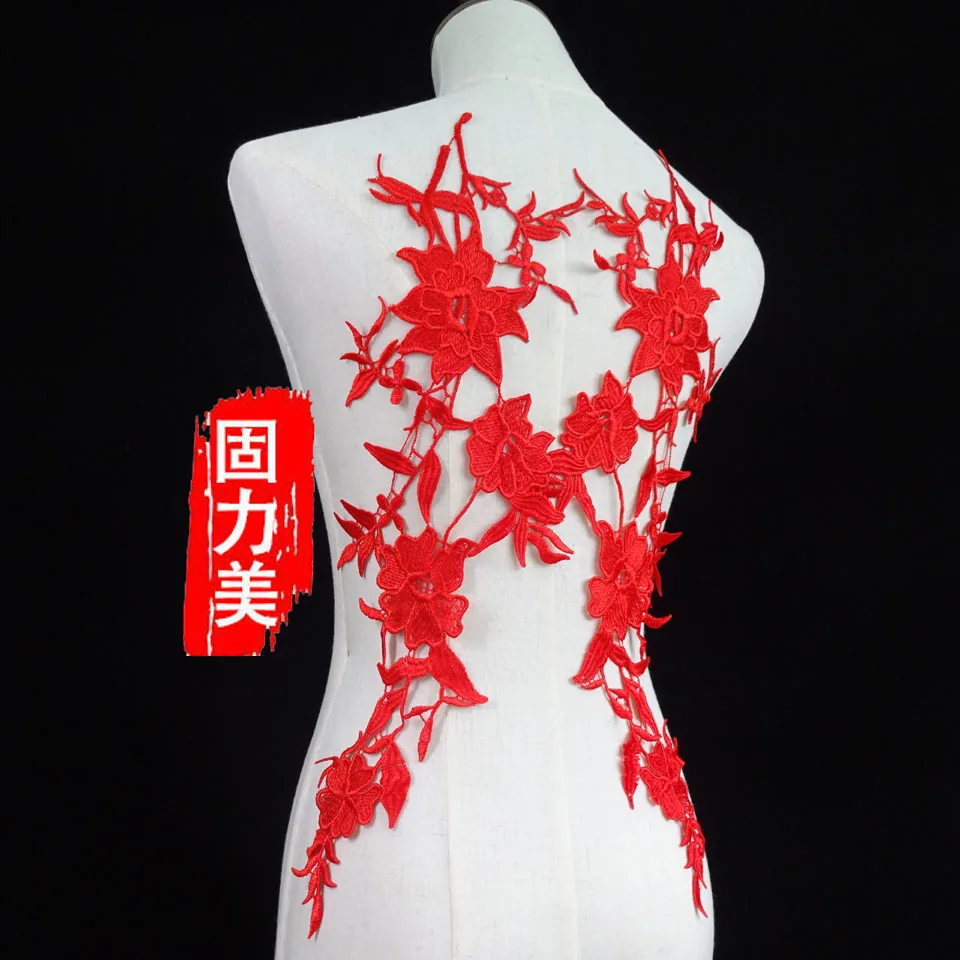 1pair Lace Flower Patch Sew-On Applique Champagne rose black white red burgundy For Women Cheongsam Wedding Veil Stage Dress
1pair Lace Flower Patch Sew-On Applique Champagne rose black white red burgundy For Women Cheongsam Wedding Veil Stage Dress