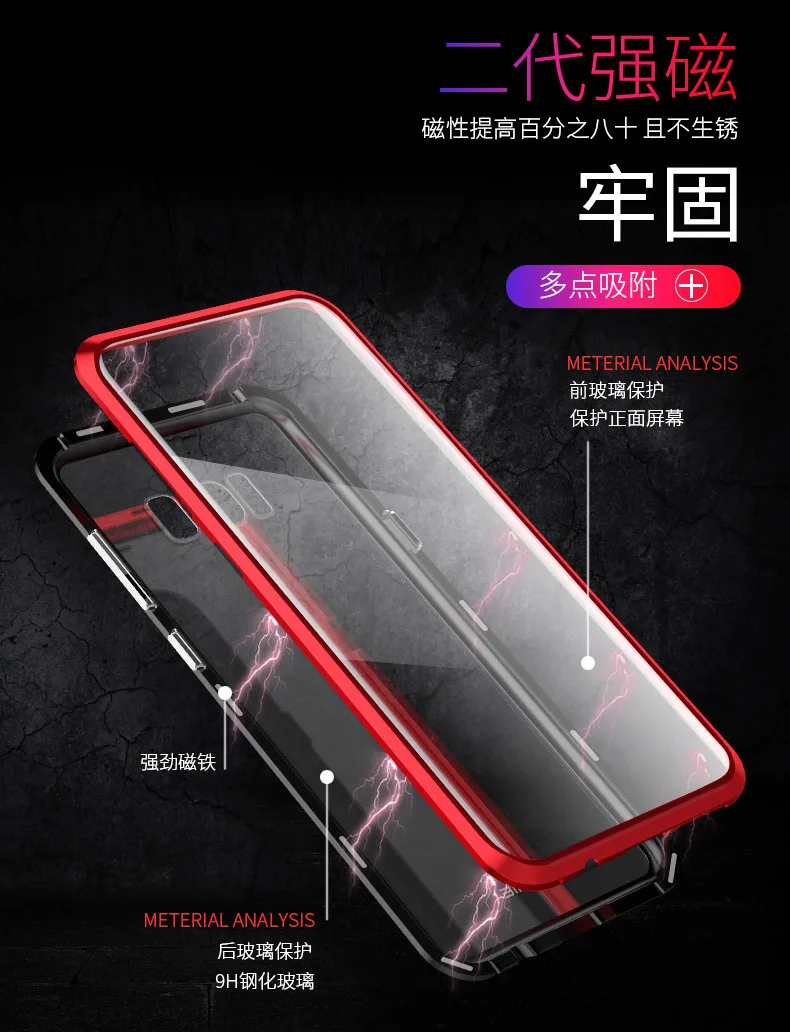 LUPHIE 360 Full Magnetic Case For Samsung Galaxy S9 S8 Plus Note 9 Front Back Glass Case For Samsung Note 8 9 Magnet Cases Cover
LUPHIE 360 Full Magnetic Case For Samsung Galaxy S9 S8 Plus Note 9 Front Back Glass Case For Samsung Note 8 9 Magnet Cases Cover