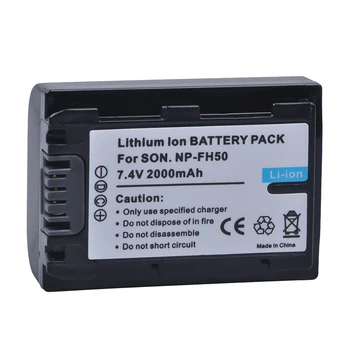 

1PC 2000mAh NP-FH50 NP FH50 FH50 Camera Batteries for Sony A230 A330 A290 A390 DSC-HX1 HX100 HX200 HDR-TG1E TG3 TG5 TG7