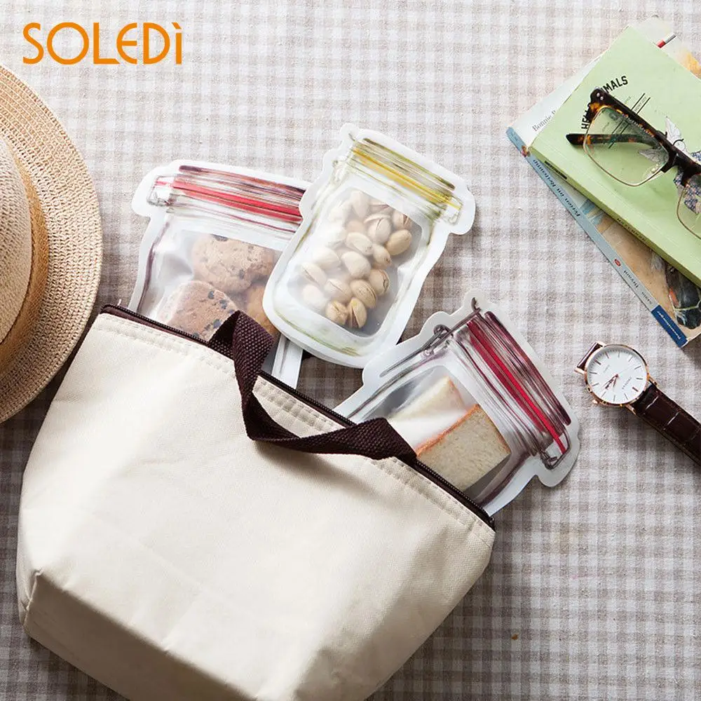 Food Storage Bag Zipper Pouches Sealed Food Packaging Useful Durable PE Preservation Containers Reusable Household
Food Storage Bag Zipper Pouches Sealed Food Packaging Useful Durable PE Preservation Containers Reusable Household