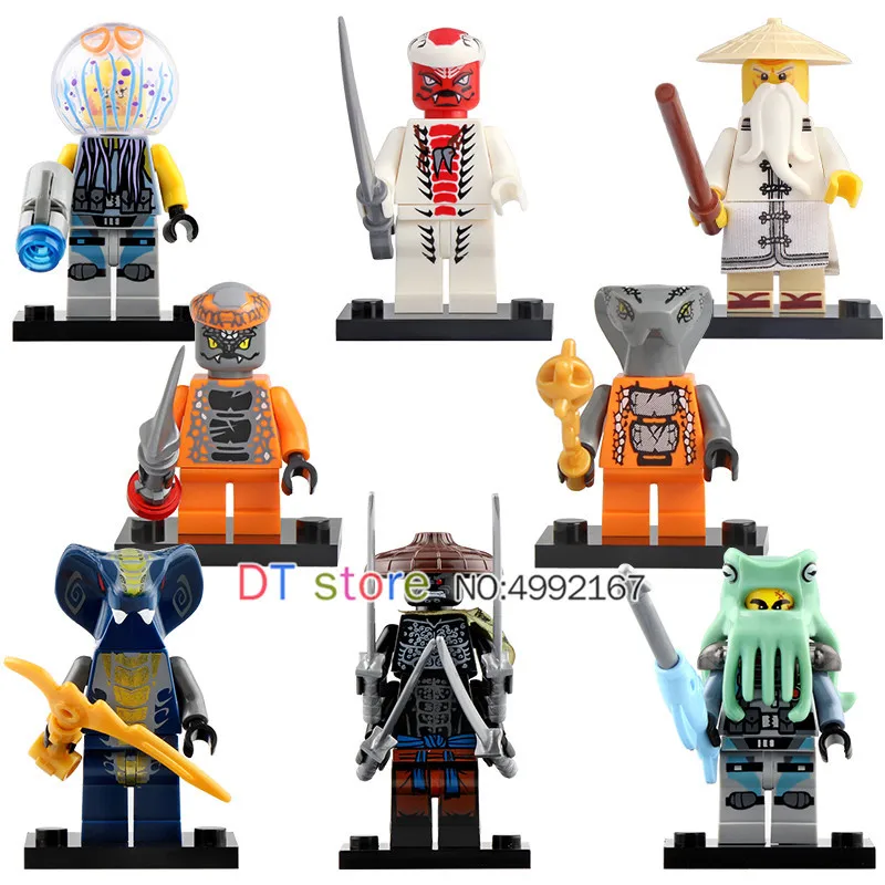50Pcs/Lot Legoingly Ninjagoed Chokun Snappa Garmadon Weapon Shark Skeleton Figures Building Blocks Kids Toys For Children A049
50Pcs/Lot Legoingly Ninjagoed Chokun Snappa Garmadon Weapon Shark Skeleton Figures Building Blocks Kids Toys For Children A049