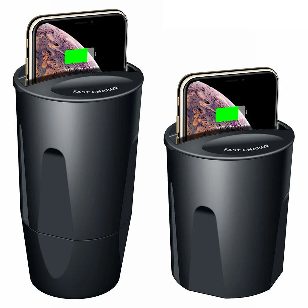 KISSCASE Universal QI Wireless Charger For Mobile Phone Cup Car Lighter Slot Fast USB Charging For iphone 7 Wireless Chargers
KISSCASE Universal QI Wireless Charger For Mobile Phone Cup Car Lighter Slot Fast USB Charging For iphone 7 Wireless Chargers