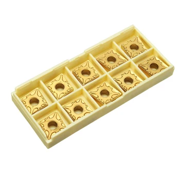 10PCS 5mm CNMG120408 US735 CNMG432 Gold Carbide Inserts For CNC Lathe Turning Tool Holder
10PCS 5mm CNMG120408 US735 CNMG432 Gold Carbide Inserts For CNC Lathe Turning Tool Holder
