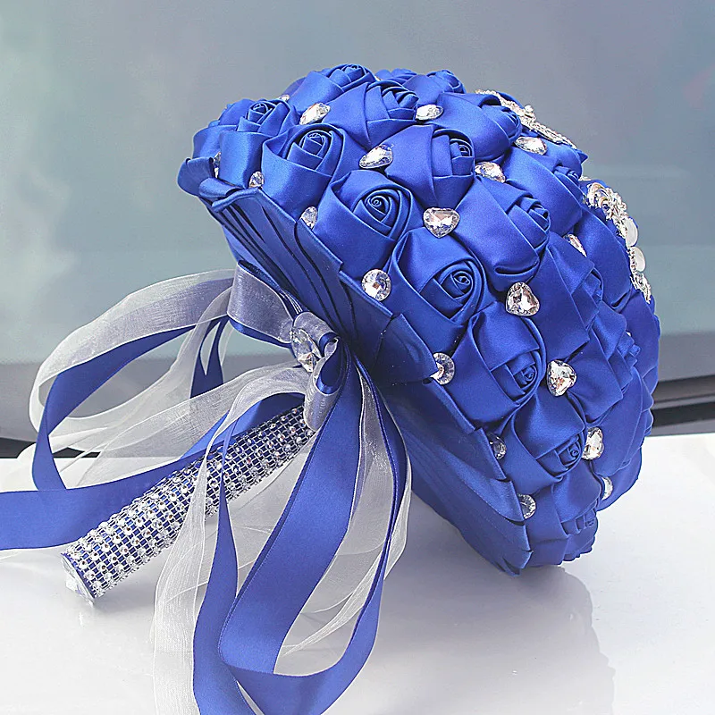 Newest blue artificial wedding bouquets crystal bridemaid wedding bouquets for wedding decoration
Newest blue artificial wedding bouquets crystal bridemaid wedding bouquets for wedding decoration