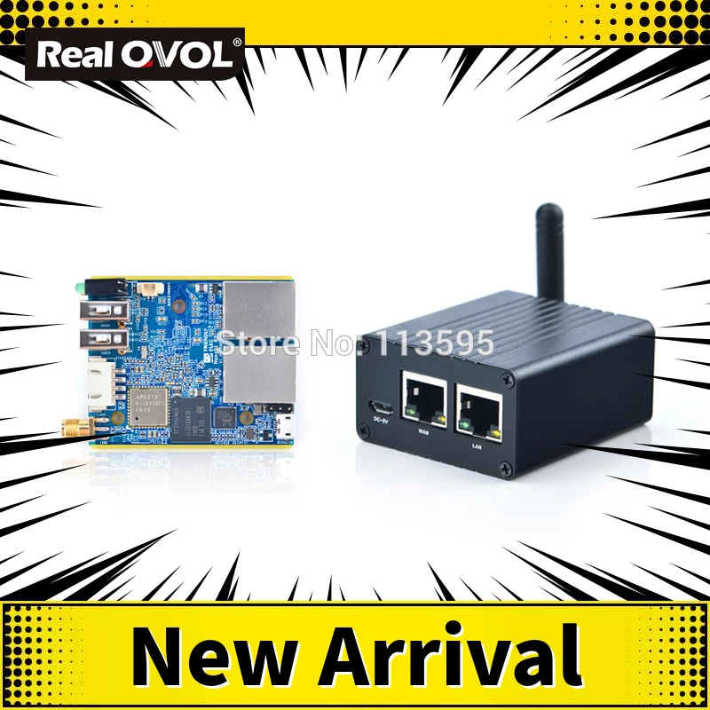 RealQvol FriendlyARM ELEC NanoPi R1 Allwinner H3 Gbps Ethernet On-board Wifi Bluetooth OpenWRT
RealQvol FriendlyARM ELEC NanoPi R1 Allwinner H3 Gbps Ethernet On-board Wifi Bluetooth OpenWRT