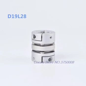 2 pcs Aluminum alloys Double Diaphragm coupling for servo and stepper motor couplings D19L28 ,D1 and D2 are 4 to 8mm
2 pcs Aluminum alloys Double Diaphragm coupling for servo and stepper motor couplings D19L28 ,D1 and D2 are 4 to 8mm
