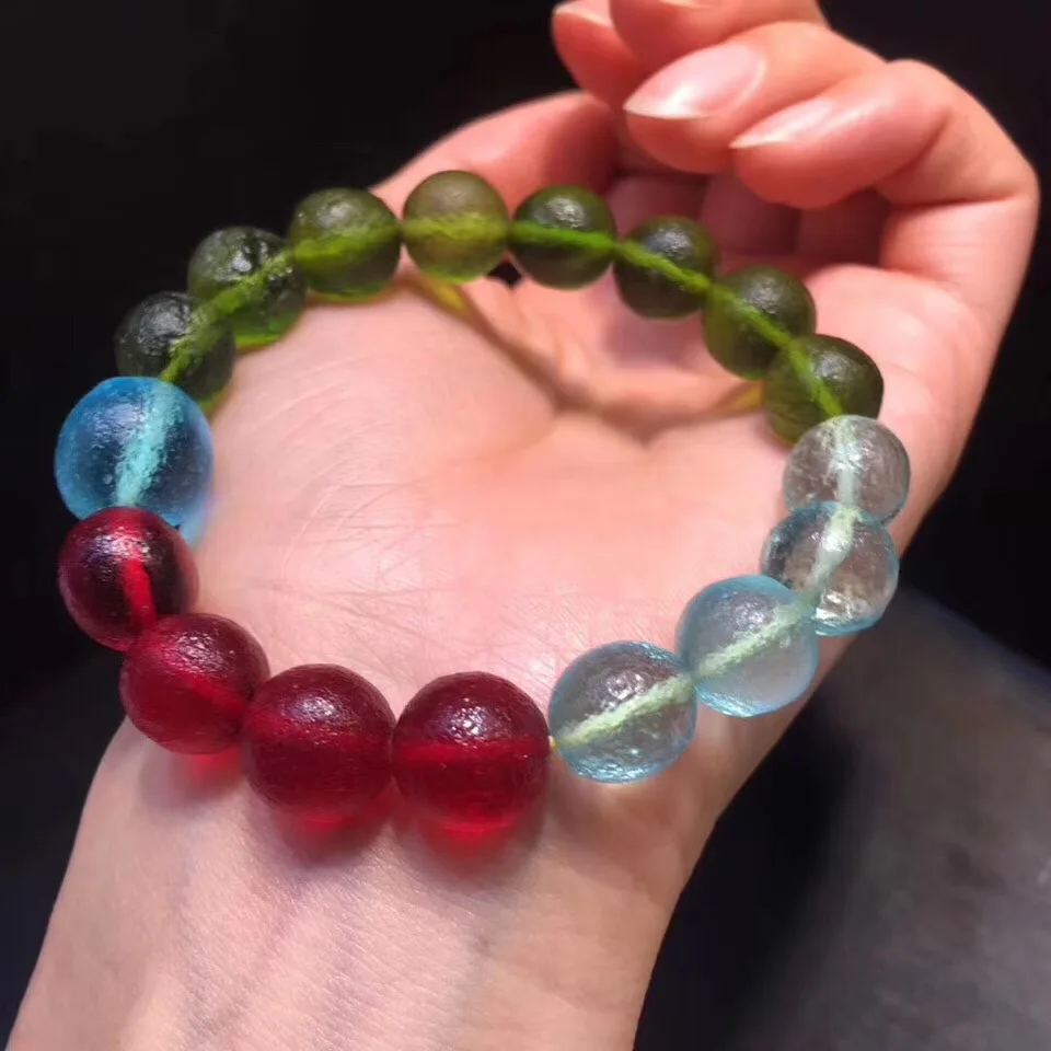 11mm Natural Moldavite Colorful Mixed Stone For Women and Men Anniversary New Gift Round Beads Bracelet Jewelry Certificate
11mm Natural Moldavite Colorful Mixed Stone For Women and Men Anniversary New Gift Round Beads Bracelet Jewelry Certificate