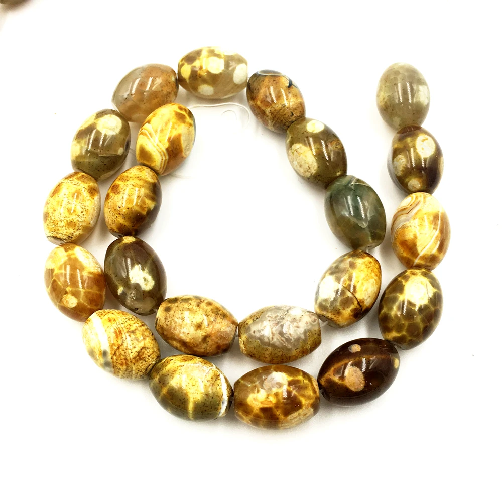 Stocksale Barrel Shape Golden Brown Agates Beads 13x18mm Natural Stone Beads For Necklace Bracelets Making 15" Free Shipping
Stocksale Barrel Shape Golden Brown Agates Beads 13x18mm Natural Stone Beads For Necklace Bracelets Making 15" Free Shipping