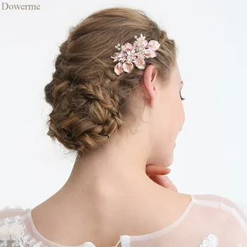Rose Gold Leaf Headpiece For Bride Floral Bridal Crystal Hair Comb Wedding Hair Accessories Ornament Women Jewelry
Rose Gold Leaf Headpiece For Bride Floral Bridal Crystal Hair Comb Wedding Hair Accessories Ornament Women Jewelry