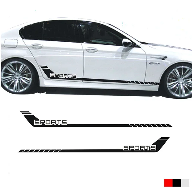 Automobile 2pcs Car Racing Stripes Sports Lower Door Panel Decal for 5 Series Side Sticker car styling
Automobile 2pcs Car Racing Stripes Sports Lower Door Panel Decal for 5 Series Side Sticker car styling
