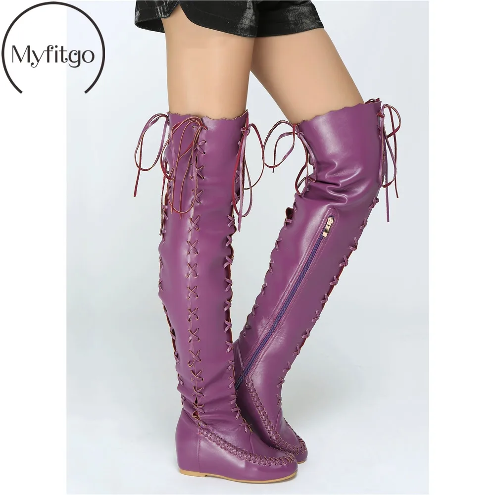 Myfitgo Over The Knee Boots Women Stretch Thigh High Boots 2019 New Winter Sexy Cross Tied Flat Shoes Woman Lace up Long Boots
Myfitgo Over The Knee Boots Women Stretch Thigh High Boots 2019 New Winter Sexy Cross Tied Flat Shoes Woman Lace up Long Boots