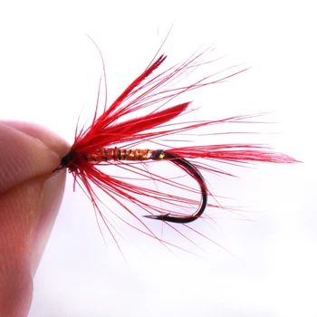 32pcs/Lot Artificial Fake Fly Shape Feather Fly Fishing Lures Bait Tackle Tool With Barbed Fishhook Red Fly Fishing Bait 
32pcs/Lot Artificial Fake Fly Shape Feather Fly Fishing Lures Bait Tackle Tool With Barbed Fishhook Red Fly Fishing Bait
