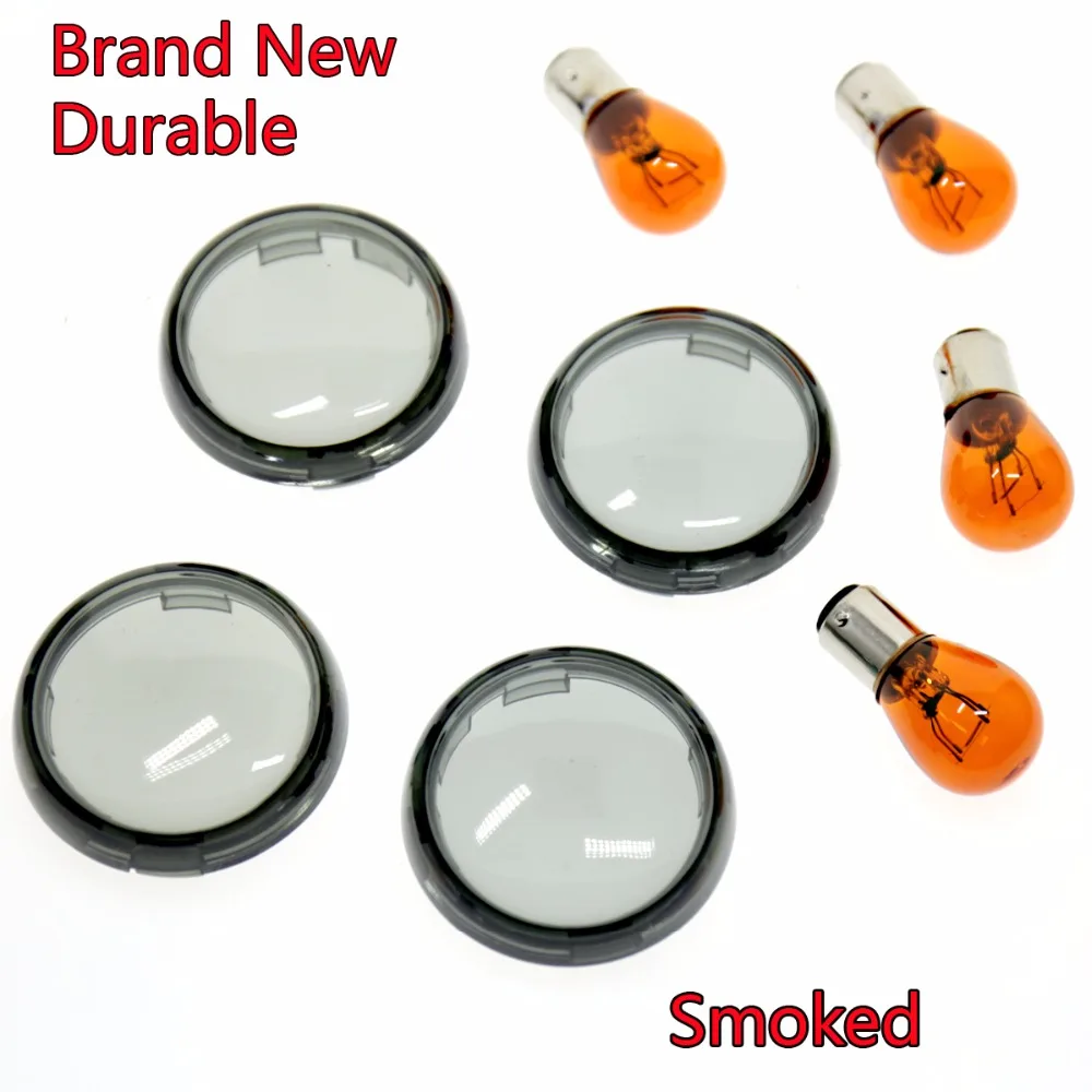 4 X Turn Signals Light Smoke Lens Cover With Light Bulb For 1986-2017 Harley Touring Dyna Softail Sportster Street Glide 883
4 X Turn Signals Light Smoke Lens Cover With Light Bulb For 1986-2017 Harley Touring Dyna Softail Sportster Street Glide 883