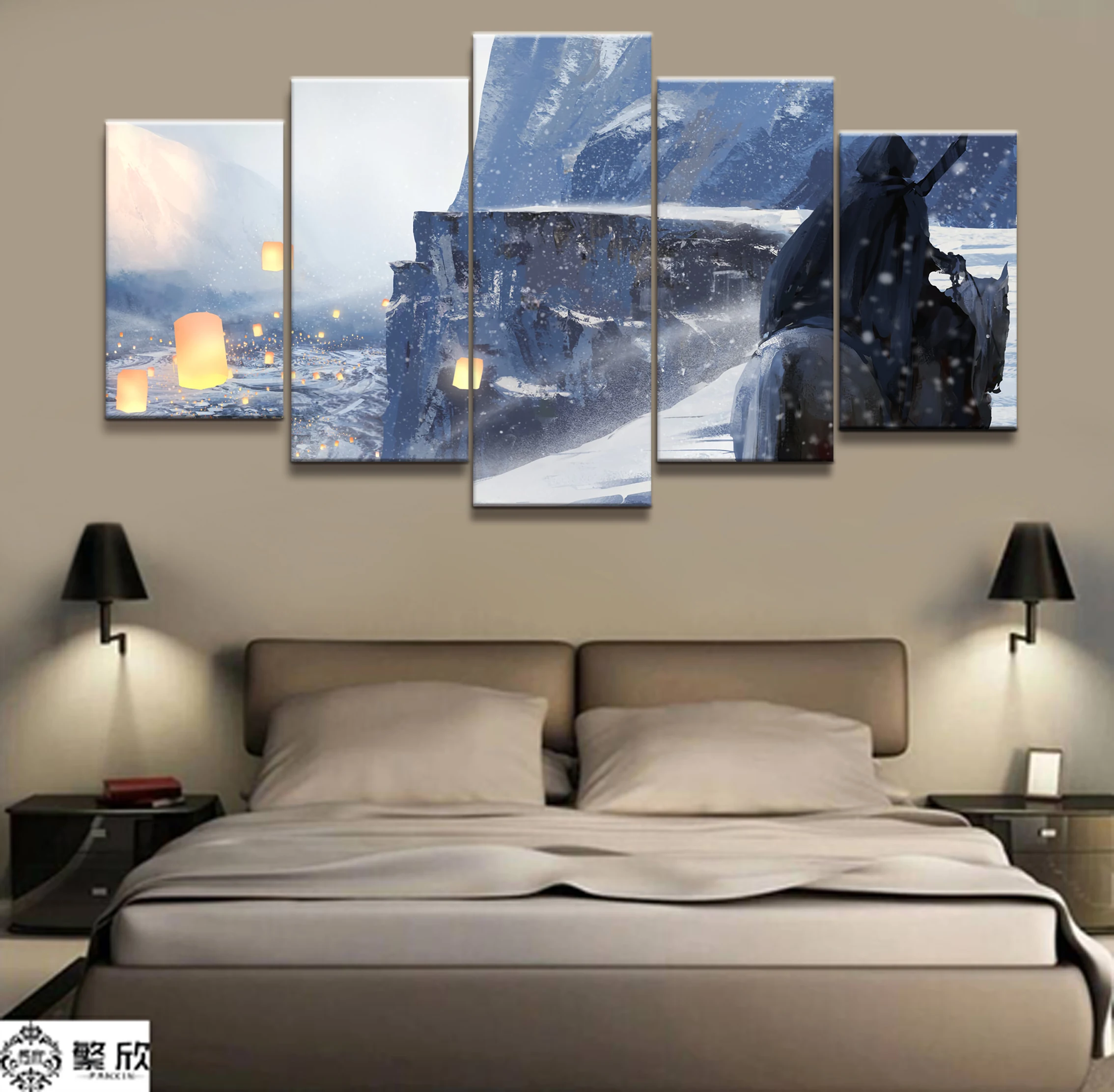 Home Decor Modular Canvas Picture 5 Piece WLOP Ghost Blade Angel Princess Anime Painting Poster Wall For Home Canvas Wholesale
Home Decor Modular Canvas Picture 5 Piece WLOP Ghost Blade Angel Princess Anime Painting Poster Wall For Home Canvas Wholesale