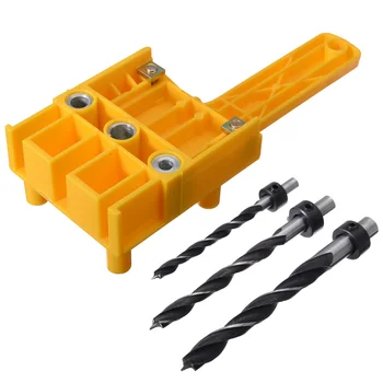 Woodworking Dowel Jig Fits 6 8 10mm Drill Bits Wood Dowelling Jig with Carpenters Dowel Drill Set For Hand Tools High Quality
Woodworking Dowel Jig Fits 6 8 10mm Drill Bits Wood Dowelling Jig with Carpenters Dowel Drill Set For Hand Tools High Quality