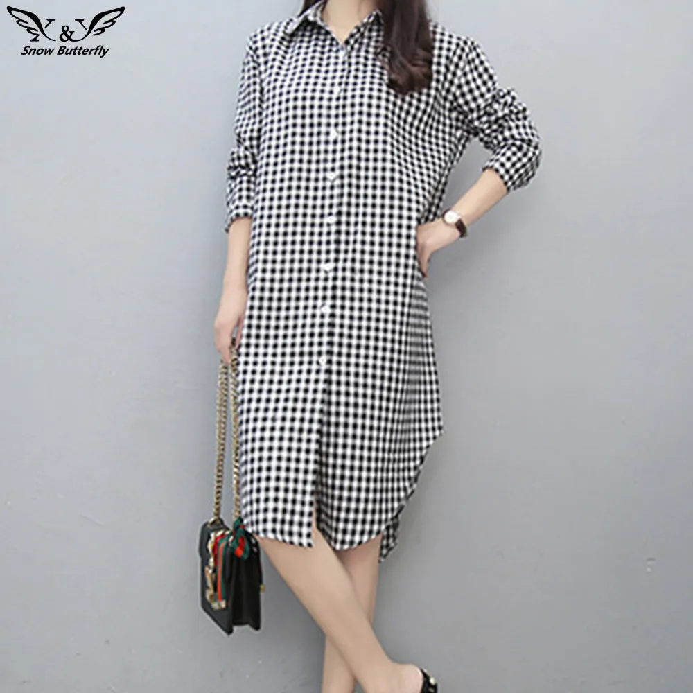 2019 Autumn Winter Women Shirt Dress Lady lattice Party Dresses Cotton Blends Fat sister Super Plus Size Vestido Casual Vintage
2019 Autumn Winter Women Shirt Dress Lady lattice Party Dresses Cotton Blends Fat sister Super Plus Size Vestido Casual Vintage