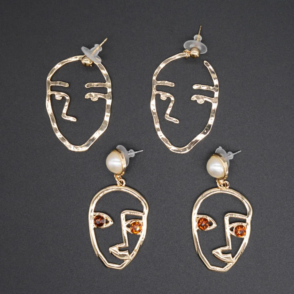Fashion Trendy Geometric Face Mask Simulated Pearl Women Pierce Stud Earrings Fashion Jewelry
Fashion Trendy Geometric Face Mask Simulated Pearl Women Pierce Stud Earrings Fashion Jewelry