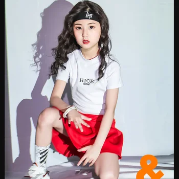 Hot 2019 New Summer Jazz Skirt Kids Street Hip Hop Clothes Girls Suit Lovely Costumes Children Two-piece DQT1017
Hot 2019 New Summer Jazz Skirt Kids Street Hip Hop Clothes Girls Suit Lovely Costumes Children Two-piece DQT1017