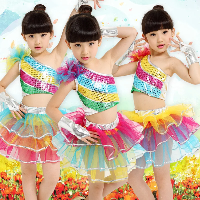 Children Colourful Jazz Sequin Tuutu Skirts Girls Performer Costume Cheerleader Outfit Kids Hip Hop Dance Wear Child DNV10643
Children Colourful Jazz Sequin Tuutu Skirts Girls Performer Costume Cheerleader Outfit Kids Hip Hop Dance Wear Child DNV10643