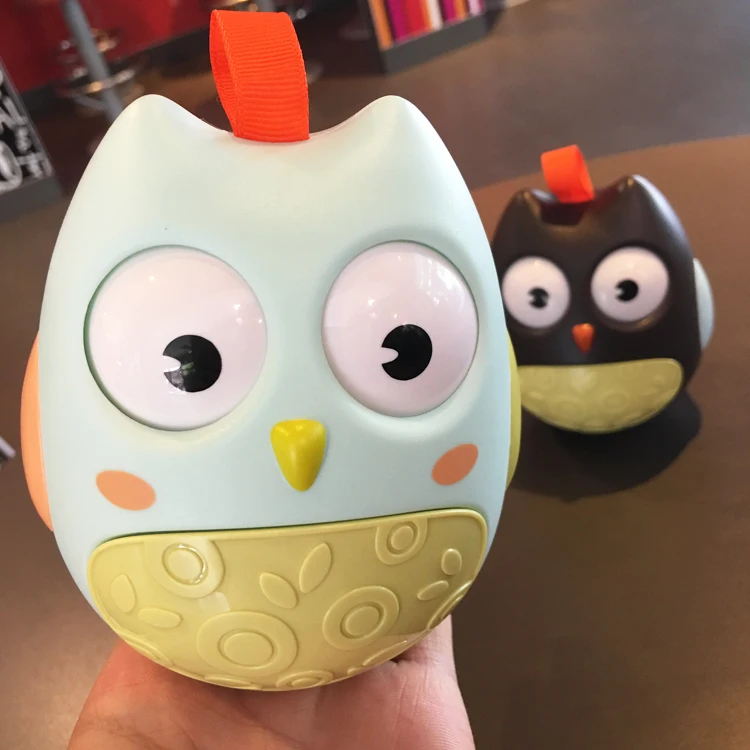 Cute Animal Tumbler Roly-Poly Baby Rattles Toys for Kids Owl Shape with Sweet Bell Rolling Eyes Lifting Rope Toy With Bell
Cute Animal Tumbler Roly-Poly Baby Rattles Toys for Kids Owl Shape with Sweet Bell Rolling Eyes Lifting Rope Toy With Bell