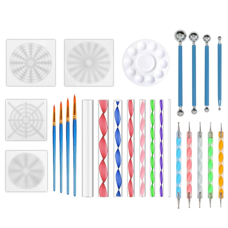 26 Pcs Mandala Dotting Tools Pen Dotting Tools For Painting Rocks Dots Art Tools For Rock Canvas Painting Mandala Painting Dot 
26 Pcs Mandala Dotting Tools Pen Dotting Tools For Painting Rocks Dots Art Tools For Rock Canvas Painting Mandala Painting Dot