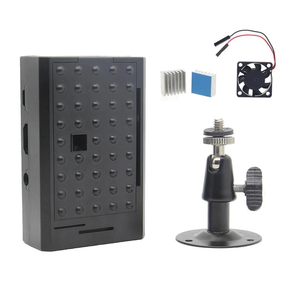 Raspberry Pi 3 B+ ABS Case w/ Camera Frame + 2pcs Aluminium Heatsink for Raspberry pi 3 model B / 2B
Raspberry Pi 3 B+ ABS Case w/ Camera Frame + 2pcs Aluminium Heatsink for Raspberry pi 3 model B / 2B
