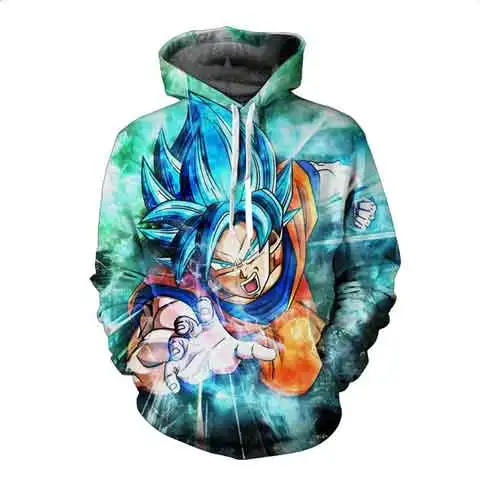 Spring and autumn leisure fashion punk style 3 D print the explosion of Super Saiyan seven dragon ball turned sweet 3D Hoodie
Spring and autumn leisure fashion punk style 3 D print the explosion of Super Saiyan seven dragon ball turned sweet 3D Hoodie