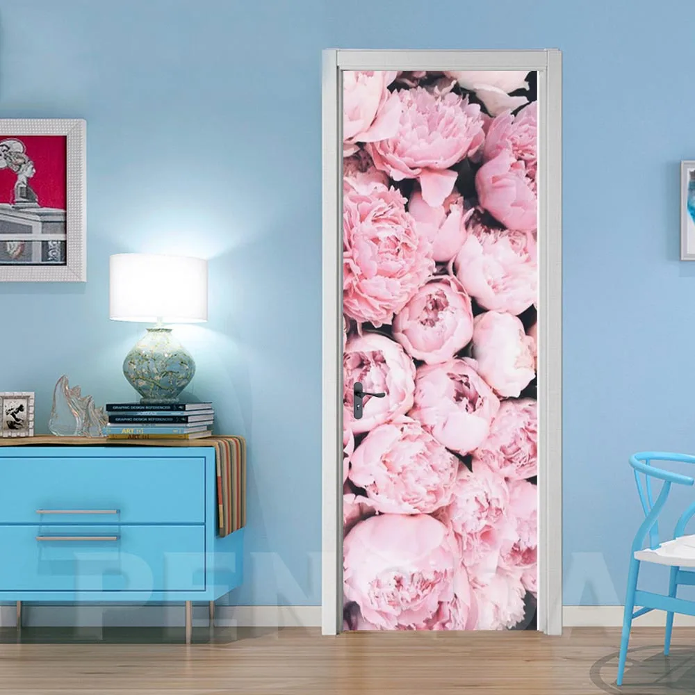 Self Adhesive Home Decoration 3d Door Sticker Plant Rose Waterproof Wallpaper Canvas Print Picture Wall Artwork For Living Room
Self Adhesive Home Decoration 3d Door Sticker Plant Rose Waterproof Wallpaper Canvas Print Picture Wall Artwork For Living Room