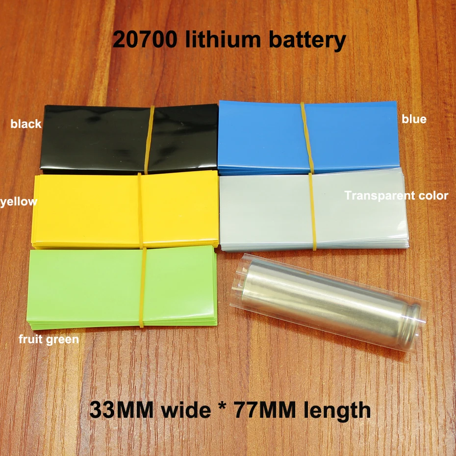100pcs/lot 20700 Lithium Battery Pvc Heat Shrinkable Sleeve Encapsulation Film Sheath Insulation Shrink
100pcs/lot 20700 Lithium Battery Pvc Heat Shrinkable Sleeve Encapsulation Film Sheath Insulation Shrink
