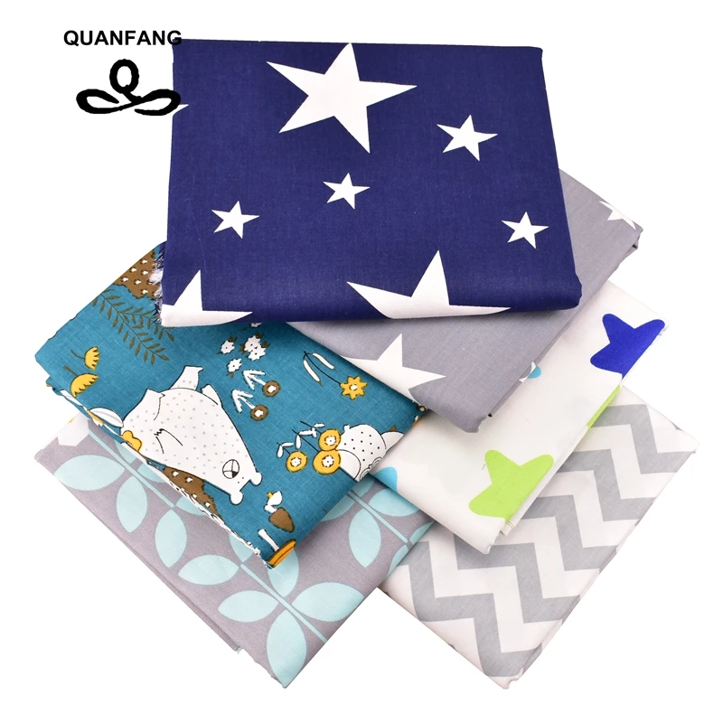 QUANFANG New Gray 6pcs/lot or 50x160cm/piece Twill Cotton Fabric For Patchwork DIY Quilting Sewing Tissue Baby Children Material
QUANFANG New Gray 6pcs/lot or 50x160cm/piece Twill Cotton Fabric For Patchwork DIY Quilting Sewing Tissue Baby Children Material