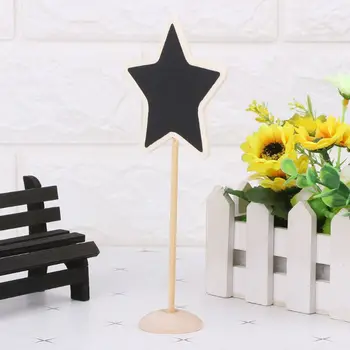 5Pcs Star Mini Wooden Chalkboard Blackboard Message Table Number Wedding Party Decor Place Card Holder
5Pcs Star Mini Wooden Chalkboard Blackboard Message Table Number Wedding Party Decor Place Card Holder