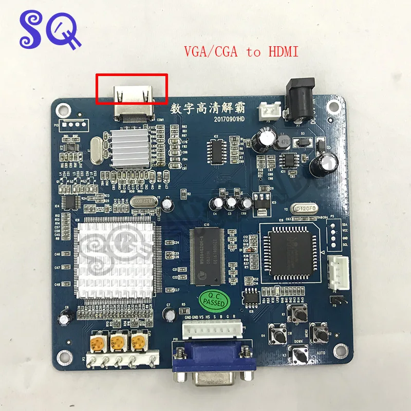Newest CGA TO HDMI converter RGBS / CGA / EGA to HDMI converting Board PCB for HD LCD monitor arcade game cabinet machine
Newest CGA TO HDMI converter RGBS / CGA / EGA to HDMI converting Board PCB for HD LCD monitor arcade game cabinet machine