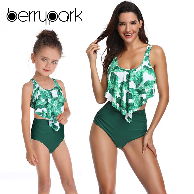 BerryPark Mother and Daughter Bikini Set Swimsuit 2019 Women Baby Girl Leaf Print Swimwear Family Matching Clothes Dropshipping
BerryPark Mother and Daughter Bikini Set Swimsuit 2019 Women Baby Girl Leaf Print Swimwear Family Matching Clothes Dropshipping